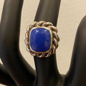 Vintage 925 Lapis Ring